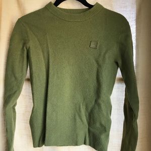 Acne Studios Nalon Face Crewneck Sweater